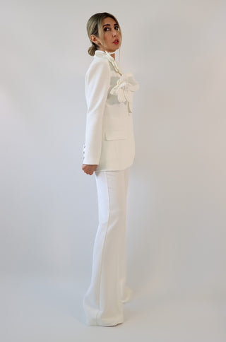 Odette Floral Appliqué Pantsuit